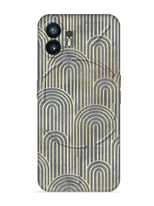 Art Deco Style Embossed Soft Silicone Case for Nothing Phone 2 Zapvi