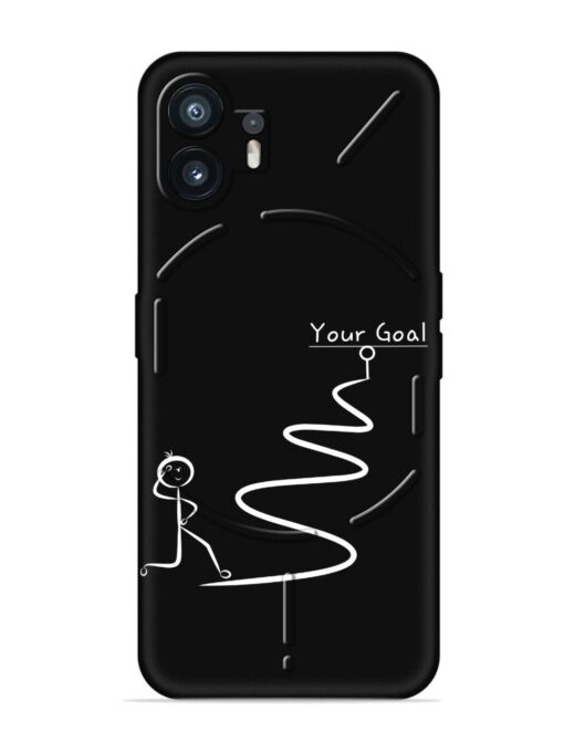 Your Goal Embossed Soft Silicone Case for Nothing Phone 2 Zapvi