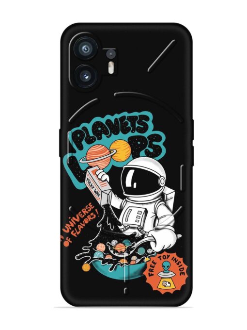 Planets Loop Embossed Soft Silicone Case for Nothing Phone 2