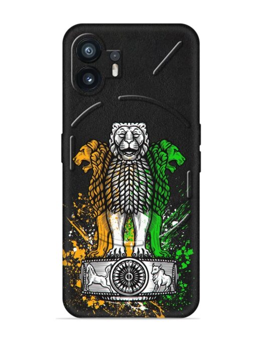 Pillars Of Ashoka Embossed Soft Silicone Case for Nothing Phone 2 Zapvi