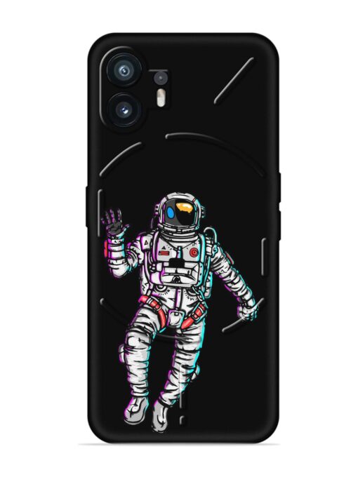 Spaceman Embossed Soft Silicone Case for Nothing Phone 2