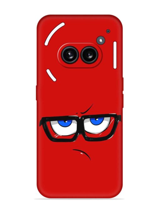 Rad Angry Face Embossed Soft Silicone Case for Nothing Phone 2A