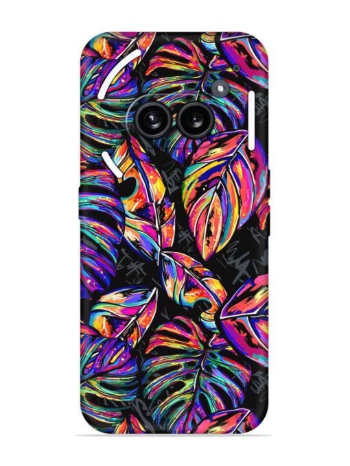 Tropical Seamless Vector Embossed Soft Silicone Case for Nothing Phone 2A Zapvi