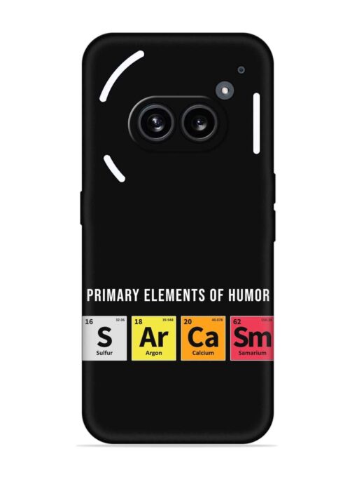 Primary Elements Humor Embossed Soft Silicone Case for Nothing Phone 2A