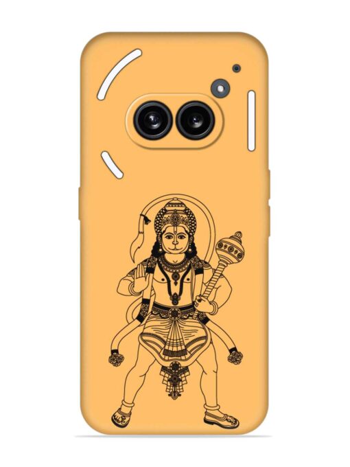 Indian God Hanuman Embossed Soft Silicone Case for Nothing Phone 2A Zapvi