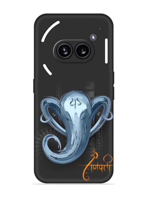 Illustration Lord Ganpati Embossed Soft Silicone Case for Nothing Phone 2A Zapvi