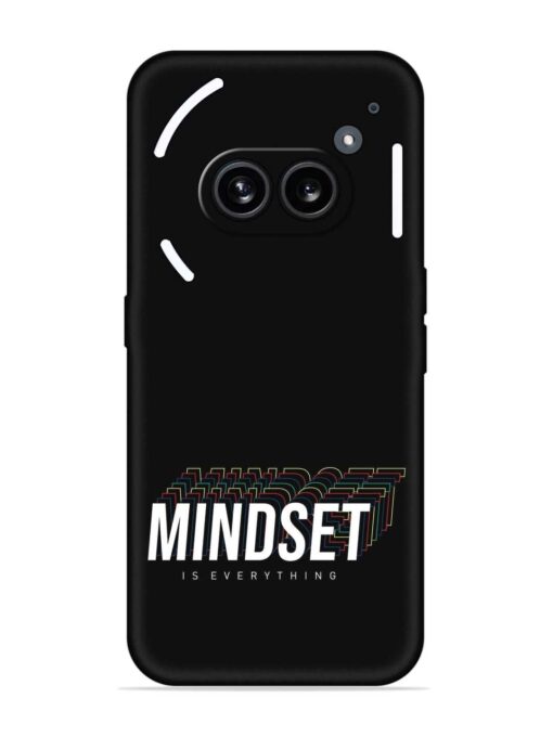 Mindset Everything Slogan Embossed Soft Silicone Case for Nothing Phone 2A Zapvi