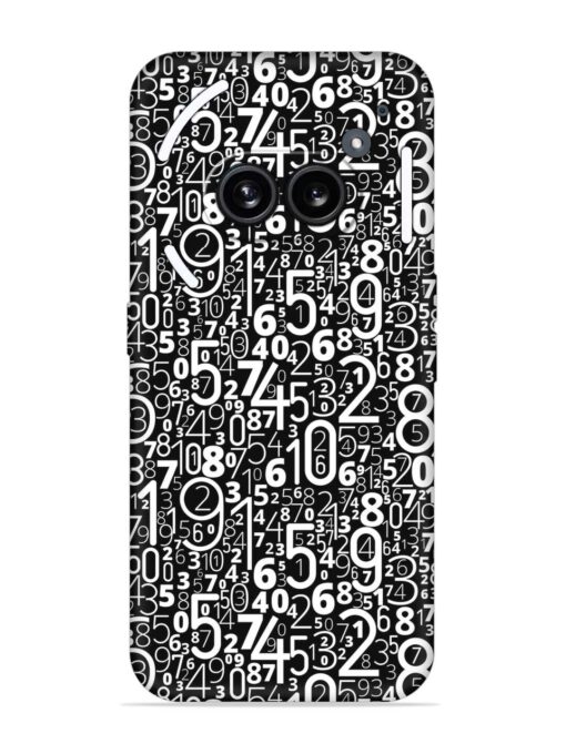 Many Numbers Different Embossed Soft Silicone Case for Nothing Phone 2A