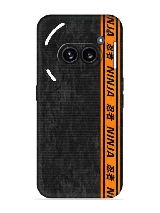 Ninja Srtips Embossed Soft Silicone Case for Nothing Phone 2A Zapvi