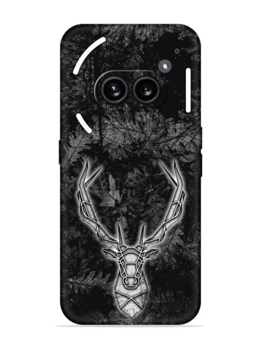 Ancient Deer Embossed Soft Silicone Case for Nothing Phone 2A