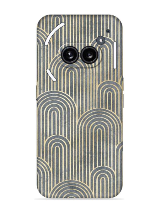 Art Deco Style Embossed Soft Silicone Case for Nothing Phone 2A