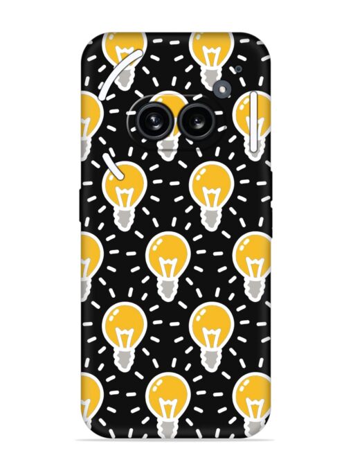 Light Bulb Seamless Embossed Soft Silicone Case for Nothing Phone 2A Zapvi