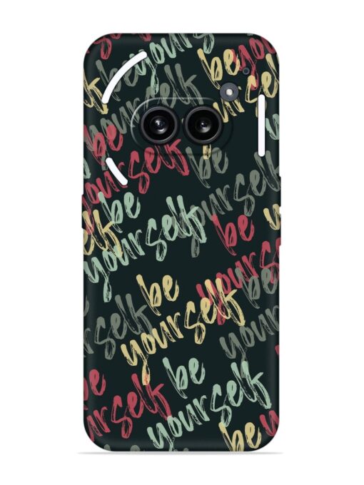 Yourself Seamless Embossed Soft Silicone Case for Nothing Phone 2A Zapvi