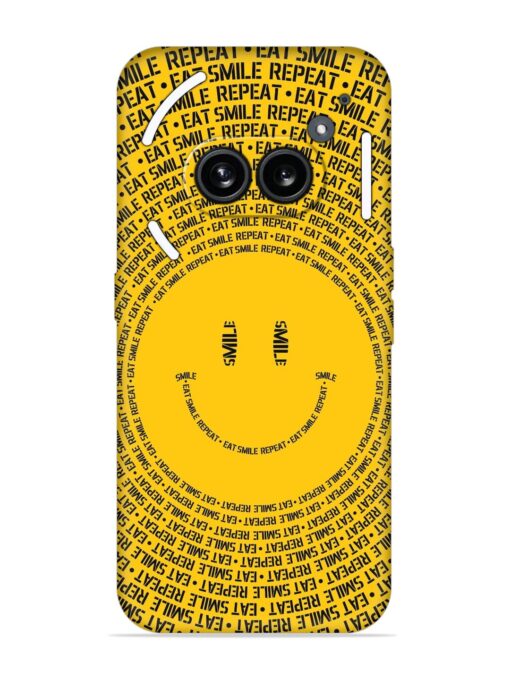 Smiley Embossed Soft Silicone Case for Nothing Phone 2A Zapvi