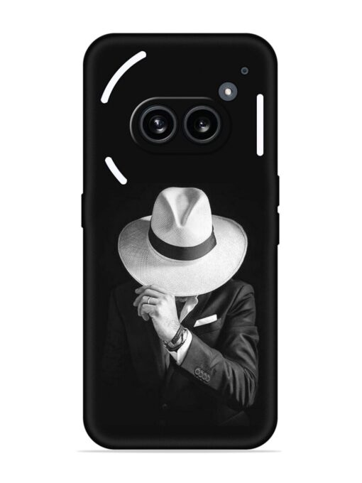 Men Under Hat Embossed Soft Silicone Case for Nothing Phone 2A Zapvi