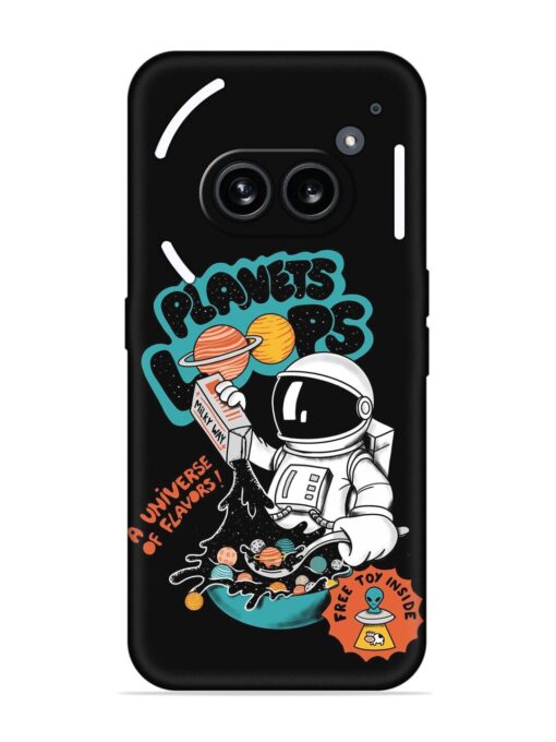 Planets Loop Embossed Soft Silicone Case for Nothing Phone 2A