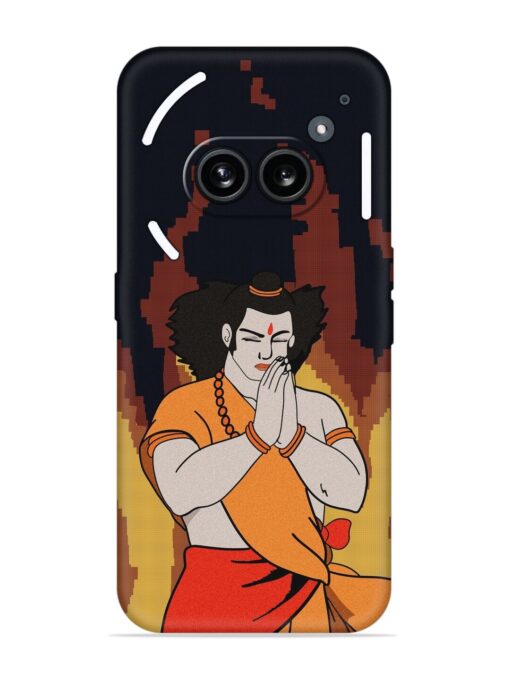 Shree Ram Vector Embossed Soft Silicone Case for Nothing Phone 2A Zapvi