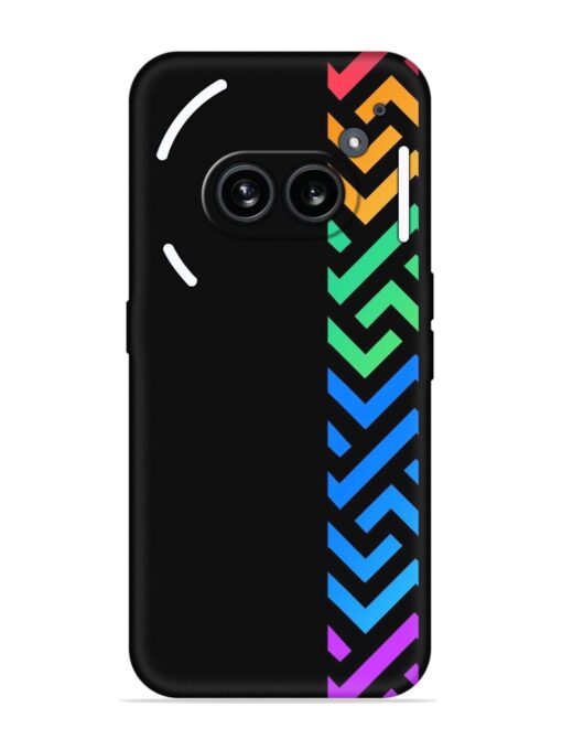 Colorshape Stripes Embossed Soft Silicone Case for Nothing Phone 2A Zapvi