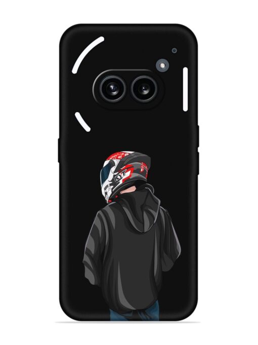 Motorcycle Rider Embossed Soft Silicone Case for Nothing Phone 2A Zapvi