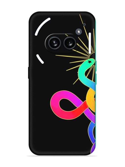 Art Geometric Abstraction Embossed Soft Silicone Case for Nothing Phone 2A Zapvi