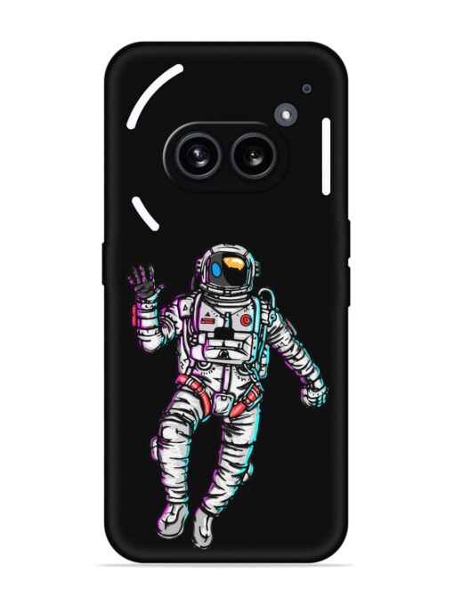 Spaceman Embossed Soft Silicone Case for Nothing Phone 2A Zapvi