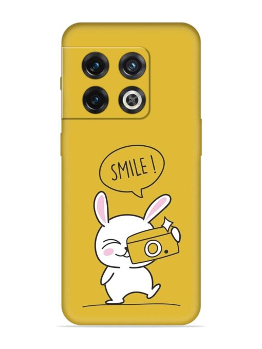 Hey Smile Please Embossed Soft Silicone Case for Oneplus 10 Pro (5G) Zapvi