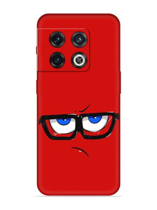 Rad Angry Face Embossed Soft Silicone Case for Oneplus 10 Pro (5G) Zapvi