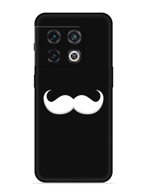 Mustache Vector Embossed Soft Silicone Case for Oneplus 10 Pro (5G) Zapvi