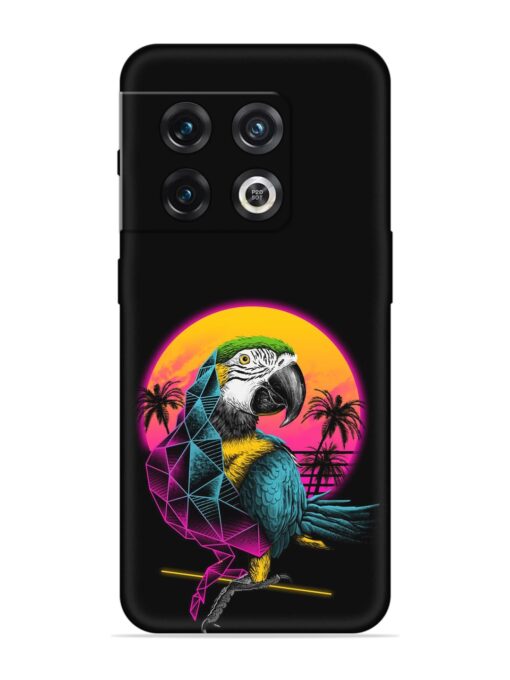 Rad Parrot Embossed Soft Silicone Case for Oneplus 10 Pro (5G) Zapvi