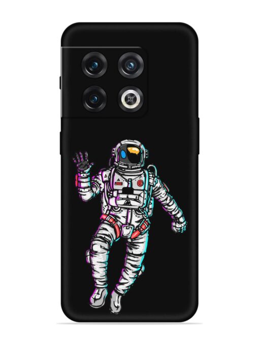 Spaceman Embossed Soft Silicone Case for Oneplus 10 Pro (5G) Zapvi