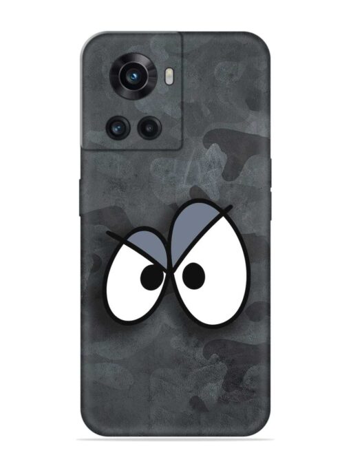 Big Eyes Night Mode Embossed Soft Silicone Case for Oneplus 10R (5G) Zapvi