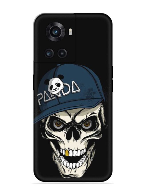 Panda Skull Embossed Soft Silicone Case for Oneplus 10R (5G) Zapvi