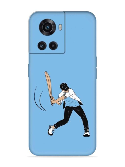 Cricket Gully Boy Embossed Soft Silicone Case for Oneplus 10R (5G) Zapvi