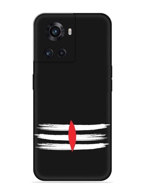 Mahadev Tilak Vector Embossed Soft Silicone Case for Oneplus 10R (5G) Zapvi