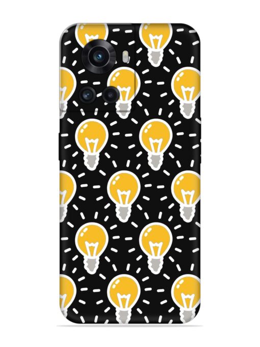 Light Bulb Seamless Embossed Soft Silicone Case for Oneplus 10R (5G) Zapvi