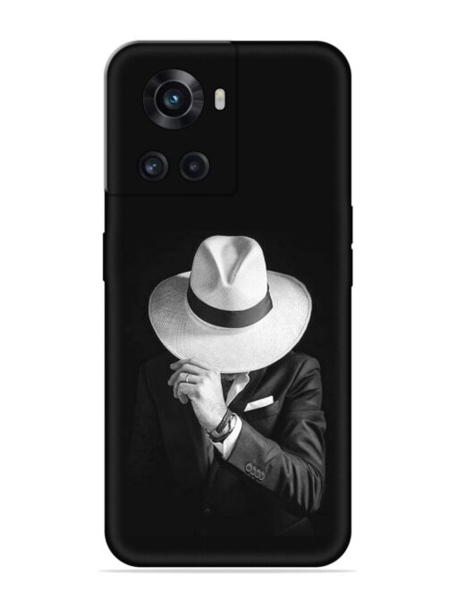 Men Under Hat Embossed Soft Silicone Case for Oneplus 10R (5G) Zapvi