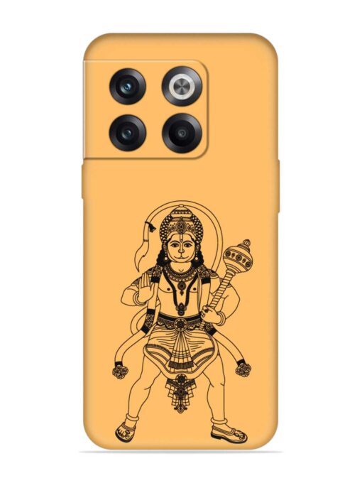 Indian God Hanuman Embossed Soft Silicone Case for Oneplus 10T (5G) Zapvi