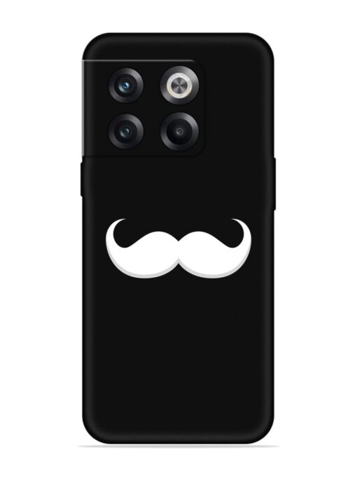 Mustache Vector Embossed Soft Silicone Case for Oneplus 10T (5G) Zapvi