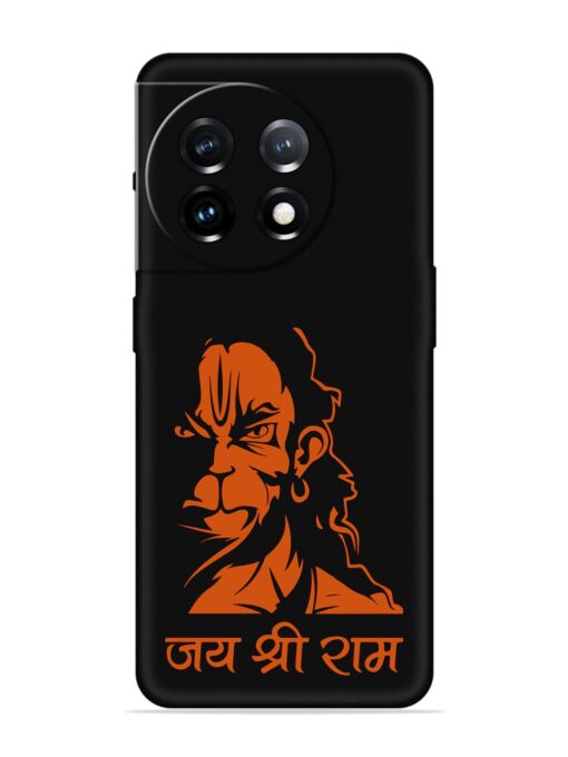 Angry Hanuman Embossed Soft Silicone Case for Oneplus 11 (5G) Zapvi