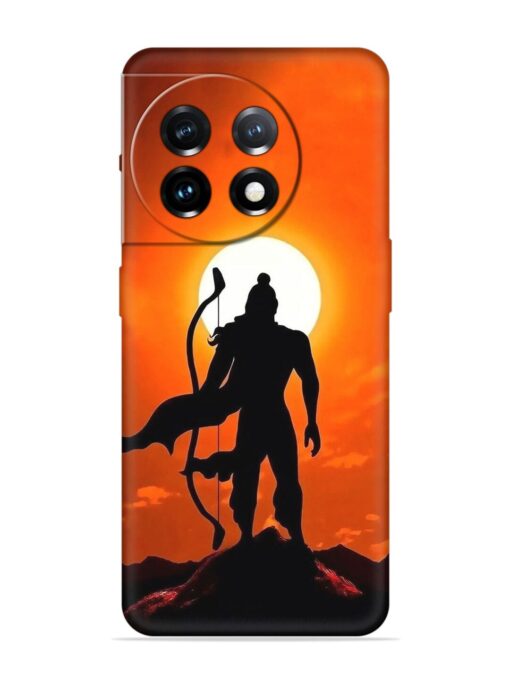 Shree Ram Embossed Soft Silicone Case for Oneplus 11 (5G)