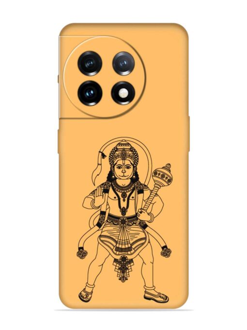 Indian God Hanuman Embossed Soft Silicone Case for Oneplus 11 (5G)