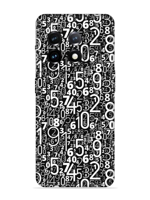 Many Numbers Different Embossed Soft Silicone Case for Oneplus 11 (5G) Zapvi