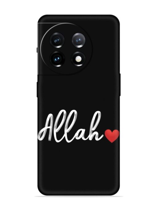 Allah Embossed Soft Silicone Case for Oneplus 11 (5G) Zapvi