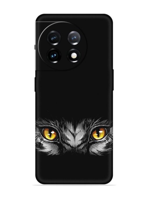 Scary Eye Embossed Soft Silicone Case for Oneplus 11 (5G)