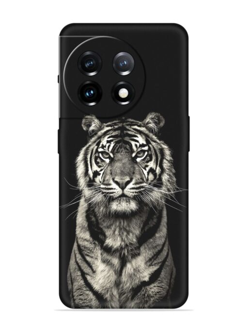 Tiger Art Embossed Soft Silicone Case for Oneplus 11 (5G)