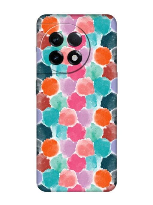 Colorful Seamless Pattern Embossed Soft Silicone Case for Oneplus 11R (5G) Zapvi