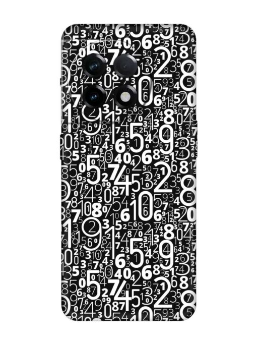 Many Numbers Different Embossed Soft Silicone Case for Oneplus 11R (5G) Zapvi