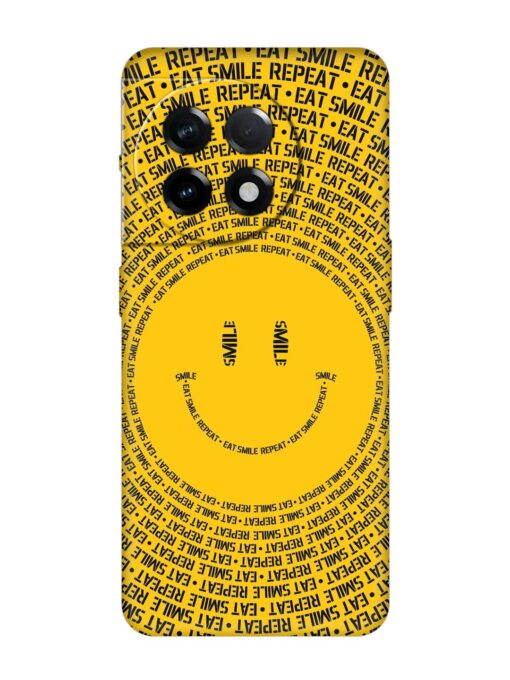 Smiley Embossed Soft Silicone Case for Oneplus 11R (5G) Zapvi