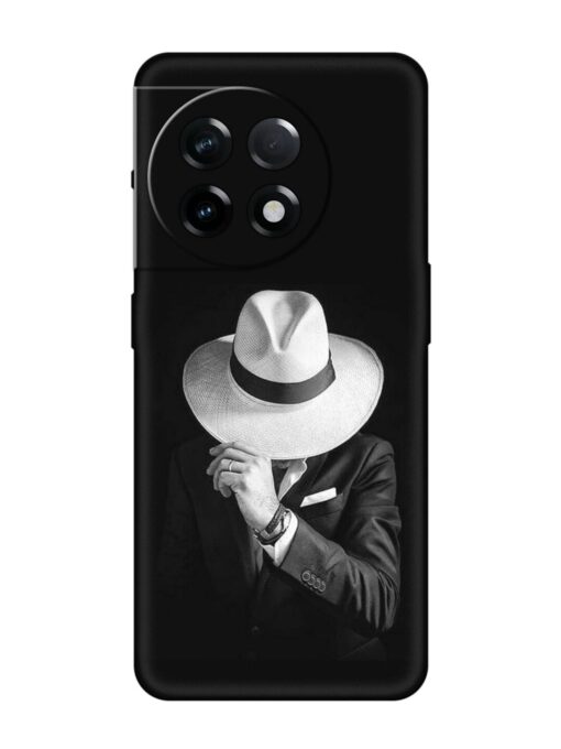 Men Under Hat Embossed Soft Silicone Case for Oneplus 11R (5G) Zapvi