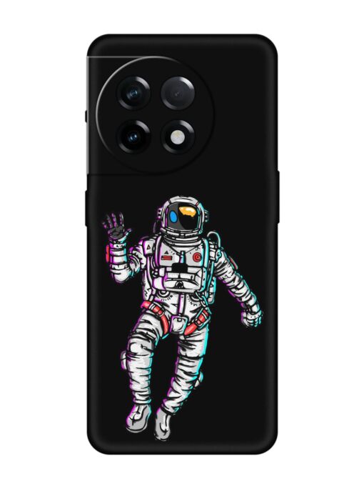 Spaceman Embossed Soft Silicone Case for Oneplus 11R (5G) Zapvi